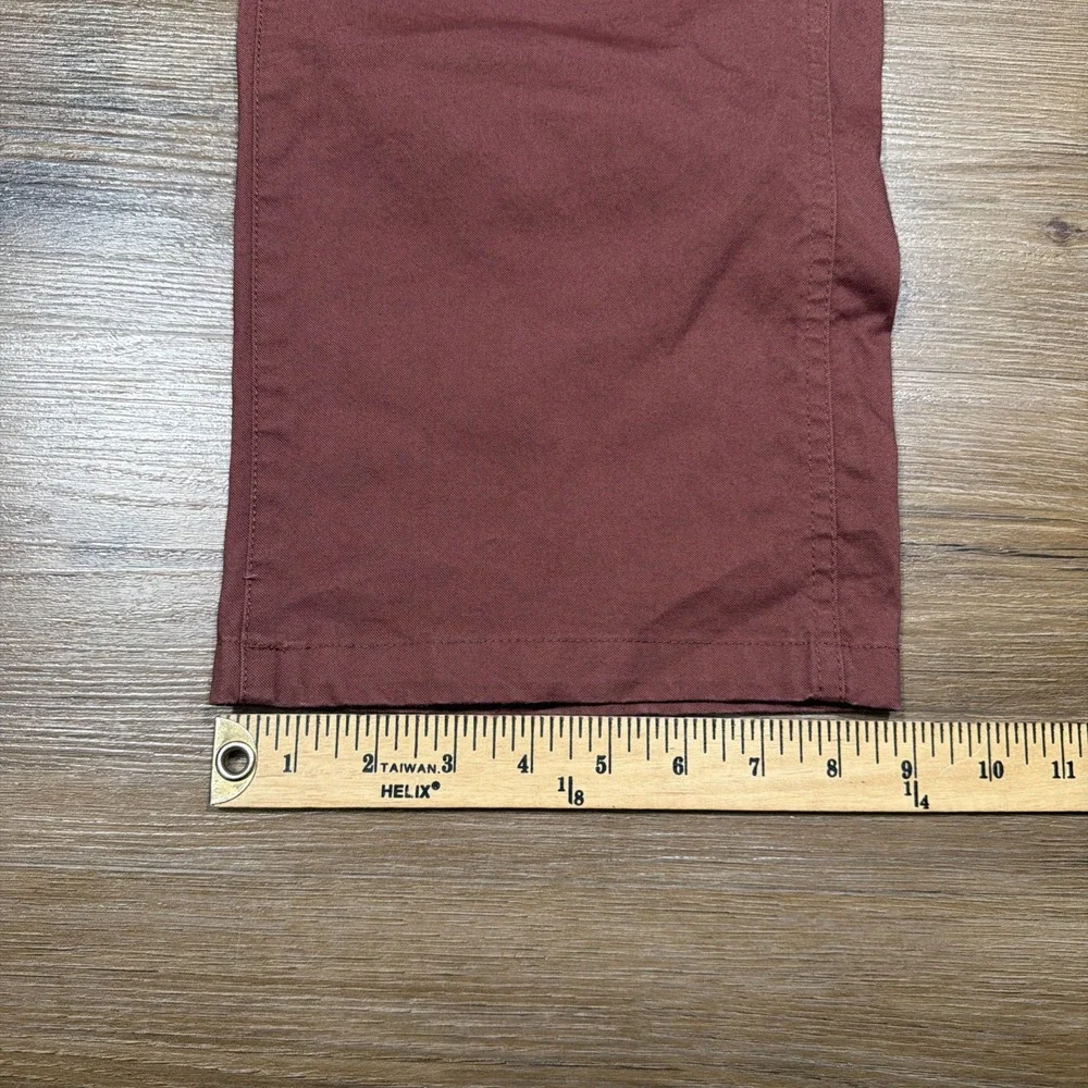 Nike Air Jordan Double Knee Pants Men's SMALL Burgundy Red Skate Baggy 30
